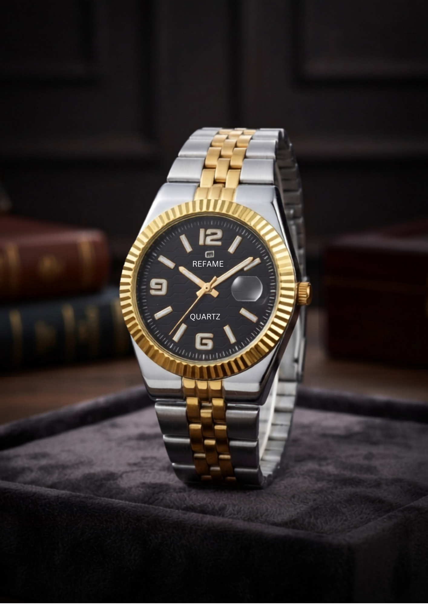 premium gold watch