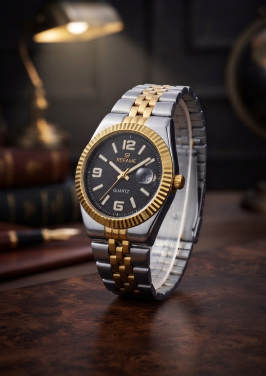 premium gold watch